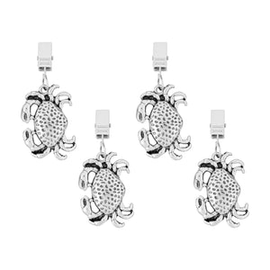 UPware 4-Piece Crab Zinc Alloy Tablecloth Weights