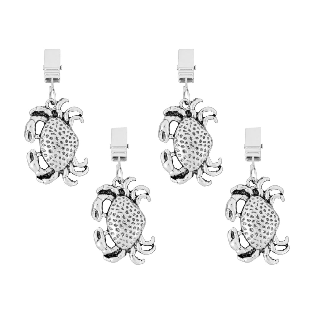 UPware 4-Piece Crab Zinc Alloy Tablecloth Weights