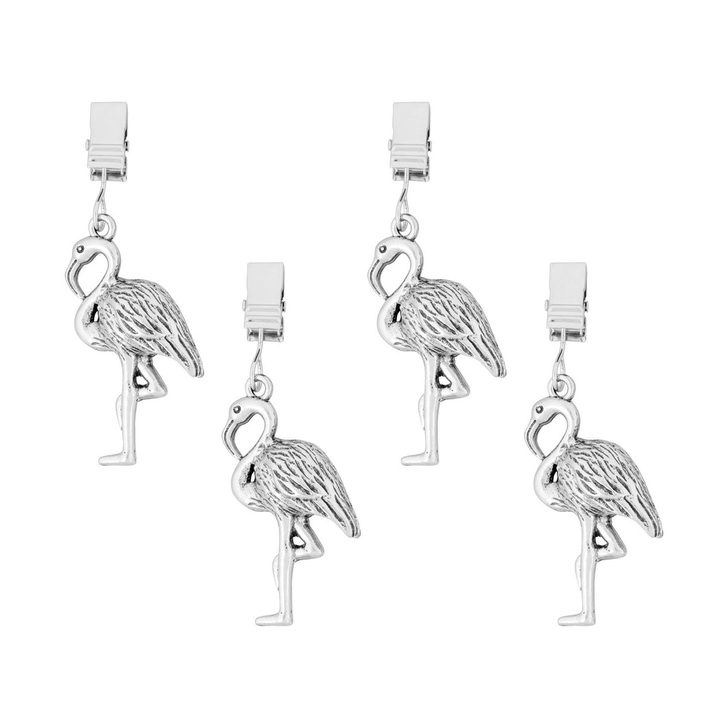 UPware 4-Piece Flamingo Zinc Alloy Tablecloth Weights