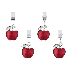 UPware 4-Piece Apple Zinc Alloy Tablecloth Weights