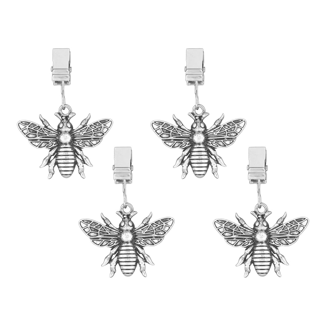UPware 4-Piece Bee Zinc Alloy Tablecloth Weights