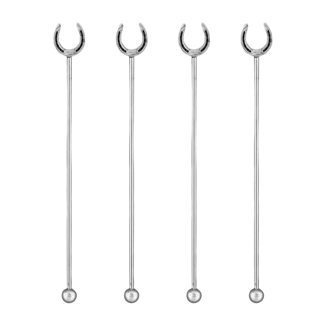 UPware 4-Piece Horseshoe Swizzle Stick