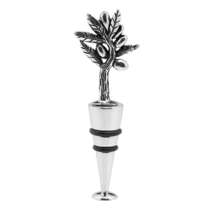 Wine Things Olive Zinc Bottle Stopper