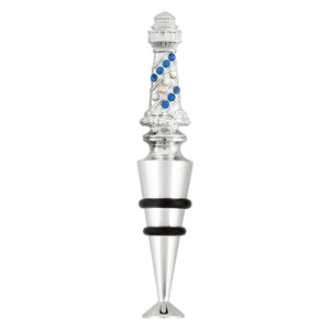 Wine Things Crystal Lighthouse Wine Bottle Stopper