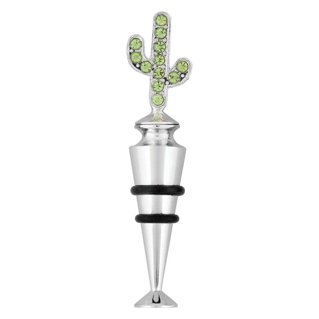Wine Things Crystal Cactus Wine Bottle Stopper