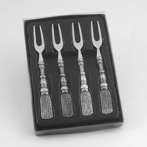 Supreme Zinc 4-Piece Tassel Demi Fork Set