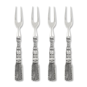 Supreme Zinc 4-Piece Tassel Demi Fork Set