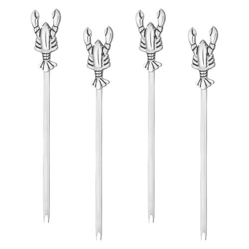 Supreme Zinc 4-Piece Lobster Seafood Fork