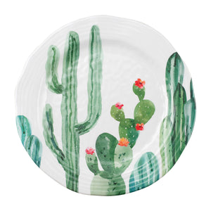 Gourmet Art 16-Piece Desert Cactus Melamine Dinnerware Set