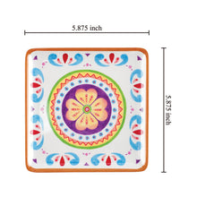 Load image into Gallery viewer, Gourmet Art 4-Piece Cinco de Mayo 5 7/8&quot; Melamine Plate