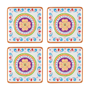 Gourmet Art 4-Piece Cinco de Mayo 5 7/8" Melamine Plate