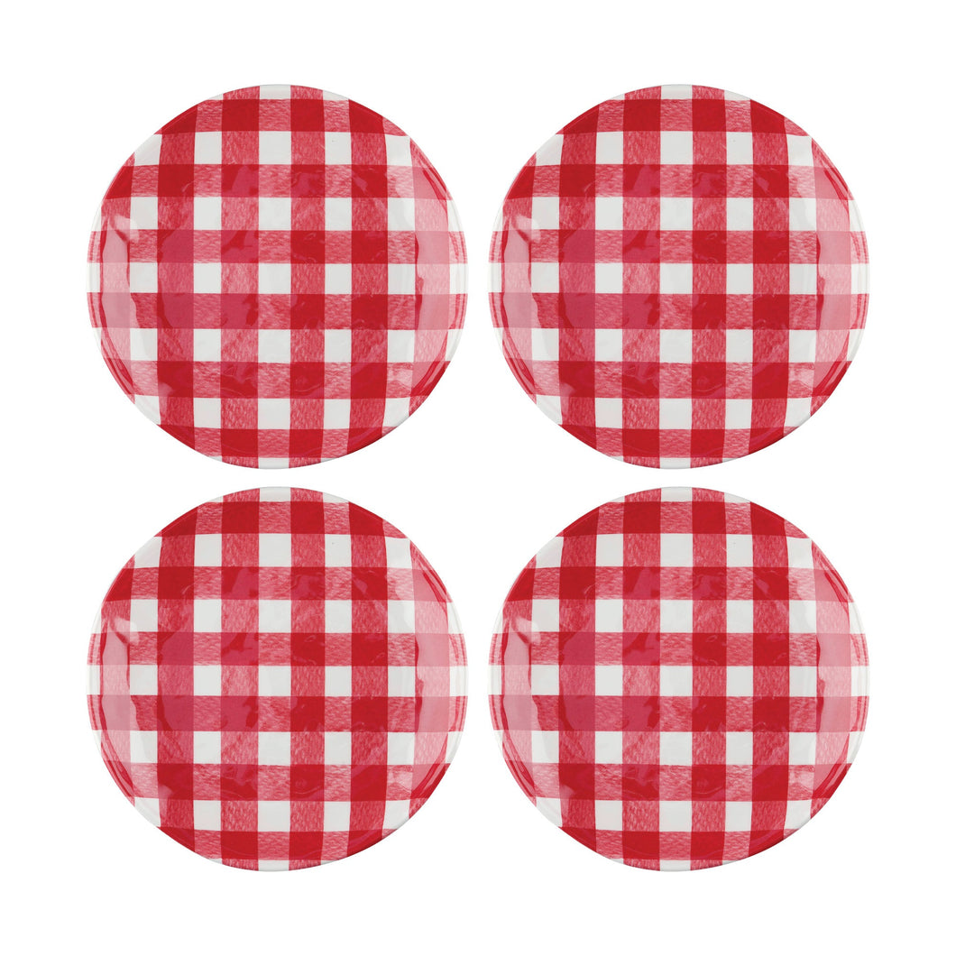 Gourmet Art 4-Piece Gingham 6