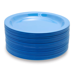 Gourmet Art 4-Piece Melamine 8 1/2" Plate, Blue