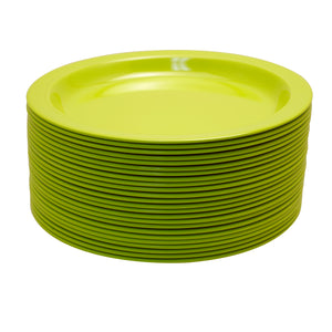 Gourmet Art 4-Piece Melamine 8 1/2" Plate, Green