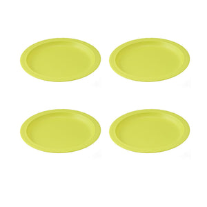 Gourmet Art 4-Piece Melamine 8 1/2" Plate, Green