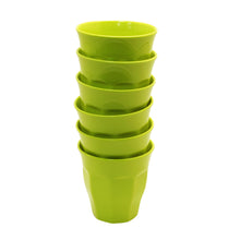 Load image into Gallery viewer, Gourmet Art 4-Piece Melamine 9 oz. Cup Green