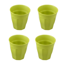 Load image into Gallery viewer, Gourmet Art 4-Piece Melamine 9 oz. Cup Green