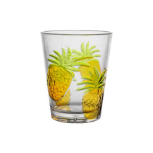 Load image into Gallery viewer, Gourmet Art 2-Piece Pineapple Acrylic DOF Tumbler 16 oz.