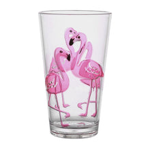 Load image into Gallery viewer, Gourmet Art 2-Piece Flamingo Acrylic DOF Tumbler, 24 oz.