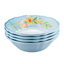 Load image into Gallery viewer, Gourmet Art 4-Piece Flamingo Melamine 7&quot; Bowl