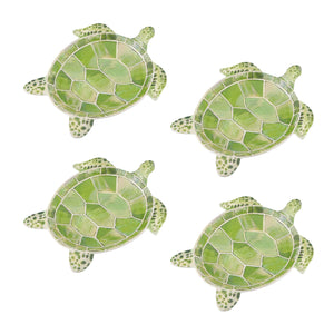 Gourmet Art 4-Piece Turtle Melamine 9 3/4" Plate