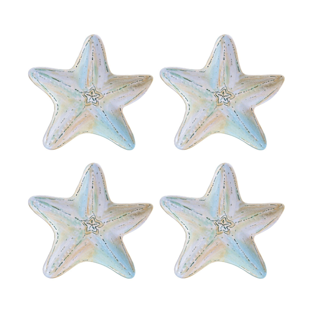 Gourmet Art 4-Piece Starfish Melamine 9 3/4 Plate