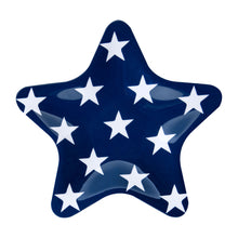 Load image into Gallery viewer, Gourmet Art 4-Piece Patriotic Star Melamine 8&quot; Plate