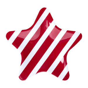 Gourmet Art 4-Piece Patriotic Star Melamine 8" Plate