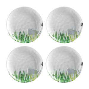 Gourmet Art 4-Piece Golf Melamine 6"tPlate