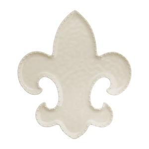 Gourmet Art Fleur-de-lis Melamine 12 1/4" Plate