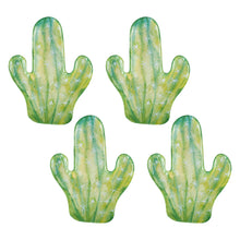 Load image into Gallery viewer, Gourmet Art 4-Piece Cactus Melamine 8&quot; Plate