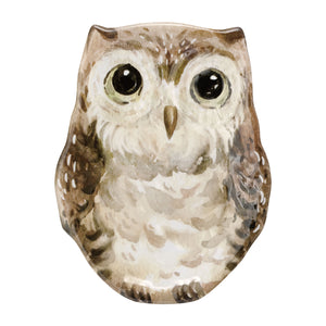 Gourmet Art 4-Piece Owl Melamine 9" Plate