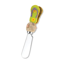 Load image into Gallery viewer, Mr. Spreader 4-Piece Beach Sandals Resin Cheese Spreader, Assorted