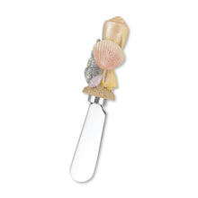 Load image into Gallery viewer, Mr. Spreader 4-Piece Shells on Beach Resin Cheese Spreader, Assorted