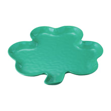 Load image into Gallery viewer, Gourmet Art Shamrock Melamine 11 1/4&quot; Plate