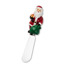 Load image into Gallery viewer, Mr. Spreader 4-Piece Christmas Resin Cheese Spreader, Assorted