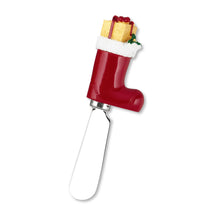 Load image into Gallery viewer, Mr. Spreader 4-Piece Christmas Resin Cheese Spreader, Assorted
