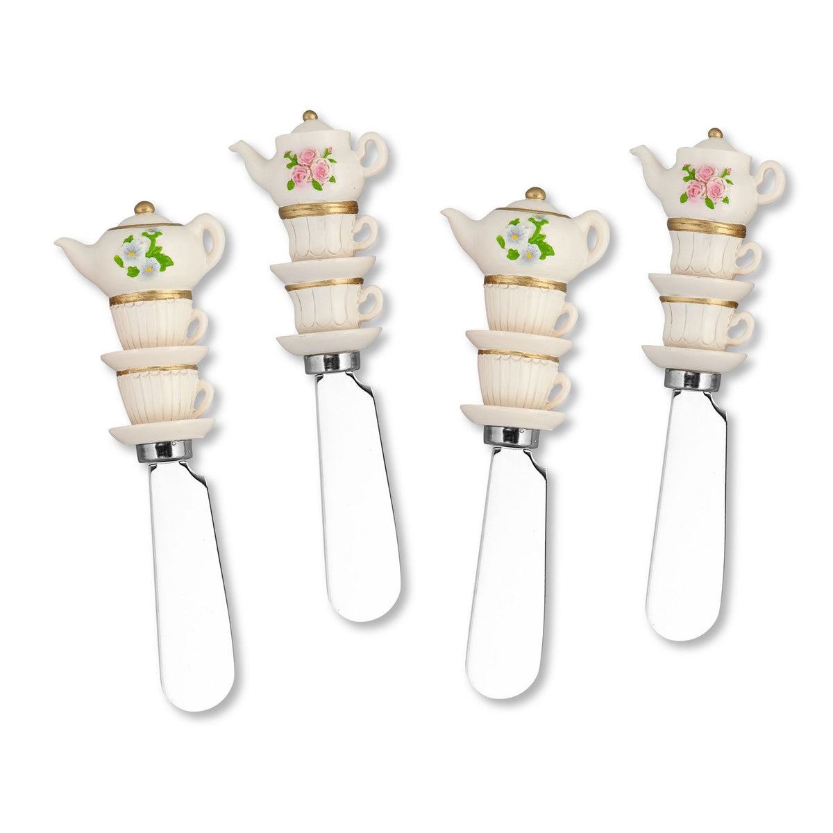 Mr. Spreader 4-Piece Tea Sets Resin Cheese Spreader, Assorted – KitchenRus