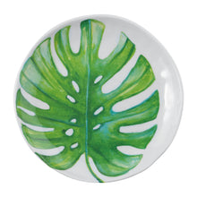 Load image into Gallery viewer, Gourmet Art 4-Piece Monstera Melamine 6&quot; Plate