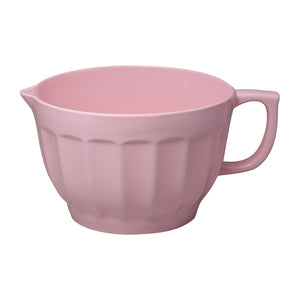 Gourmet Art Latte Melamine 4.3 qt. Batter Bowl, Pink