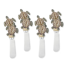 Load image into Gallery viewer, Mr. Spreader 4-Piece Sea Turtle Resin Cheese Spreader