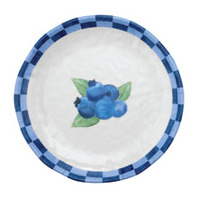 Load image into Gallery viewer, Gourmet Art 4-Piece Blueberry Melamine 6&quot; Plate
