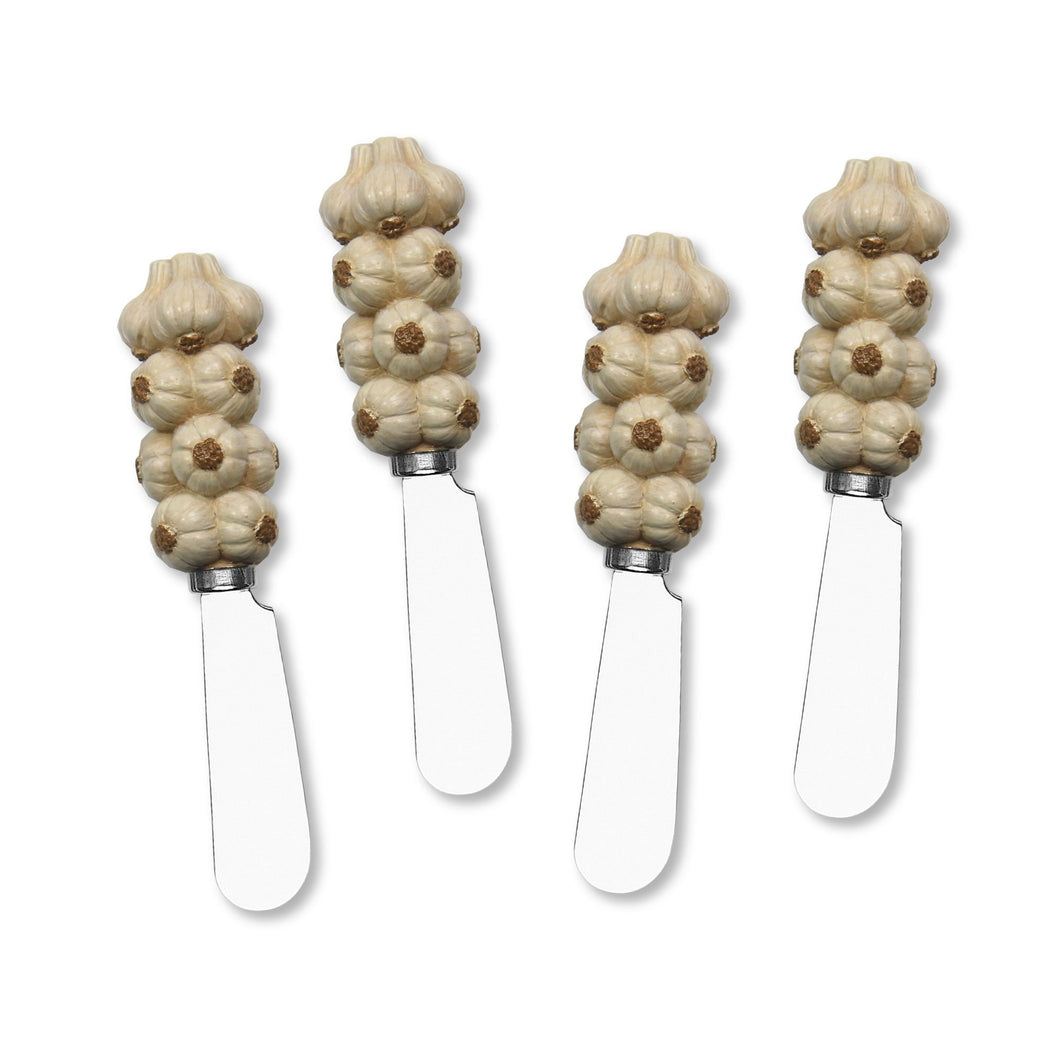 Mr. Spreader 4-Piece Garlic Resin Cheese Spreader
