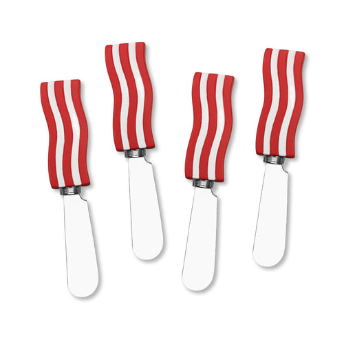 Mr. Spreader 4-Piece Patriotic Flying Flag Resin Cheese Spreader
