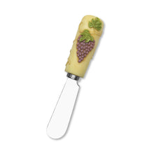 Load image into Gallery viewer, Mr. Spreader 4-Piece Antique Grapes Ivory Resin Cheese Spreader