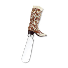 Load image into Gallery viewer, Mr. Spreader 4-Piece Cowboy Boots Resin Cheese Spreader