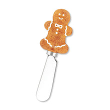 Load image into Gallery viewer, Mr. Spreader 4-Piece Gingerbread Man Resin Cheese Spreader