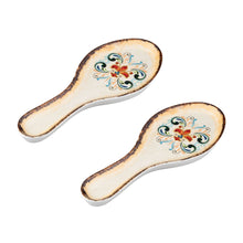 Load image into Gallery viewer, Gourmet Art 2-Piece Tuscany Melamine Spoon Rest