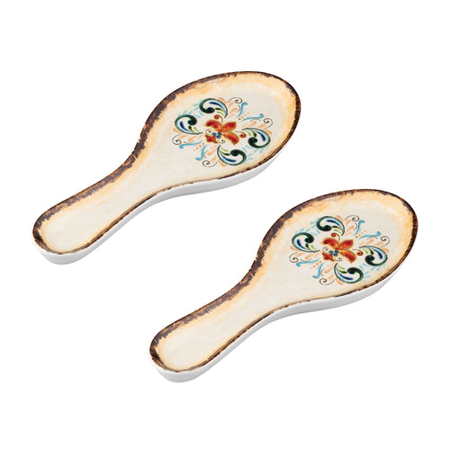 Gourmet Art 2-Piece Tuscany Melamine Spoon Rest