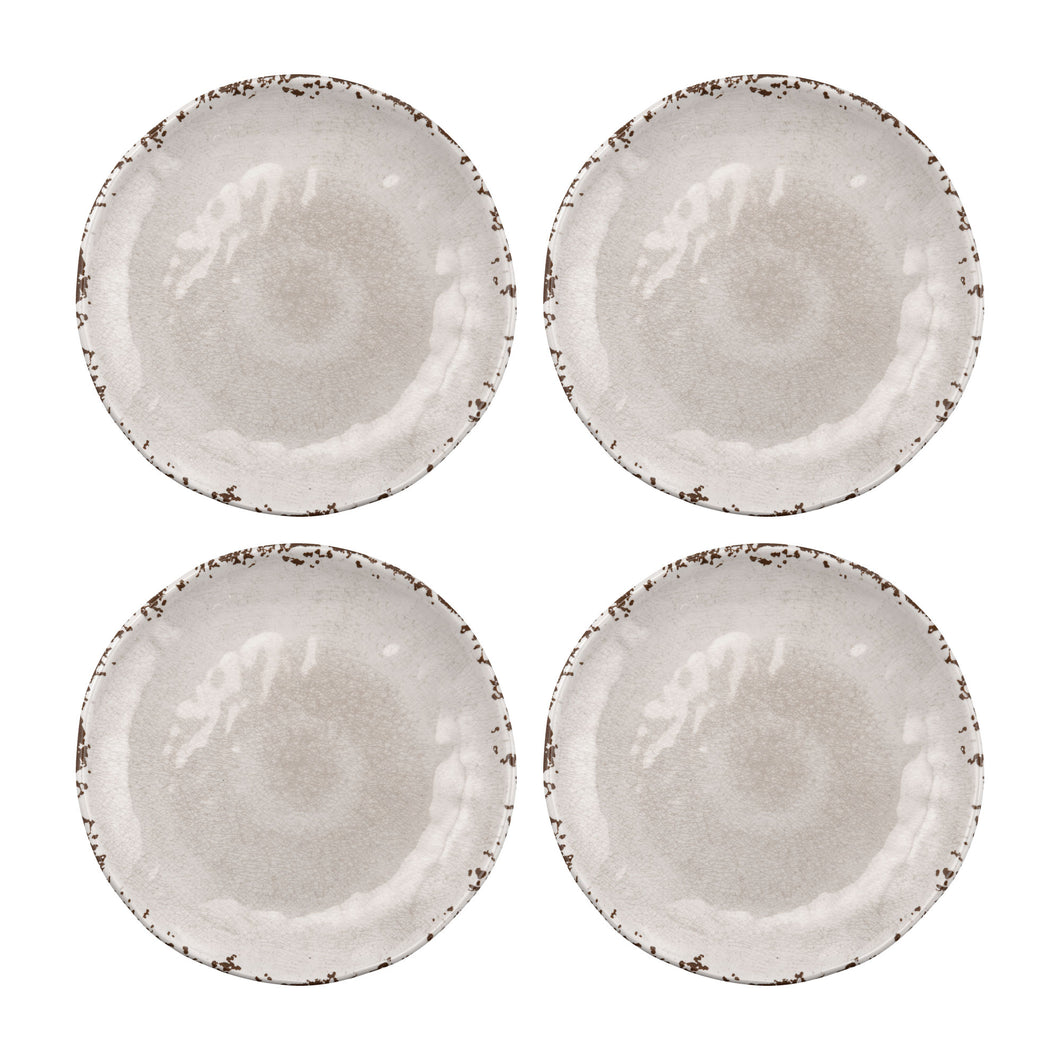 Gourmet Art 4-Piece Crackle Melamine 6